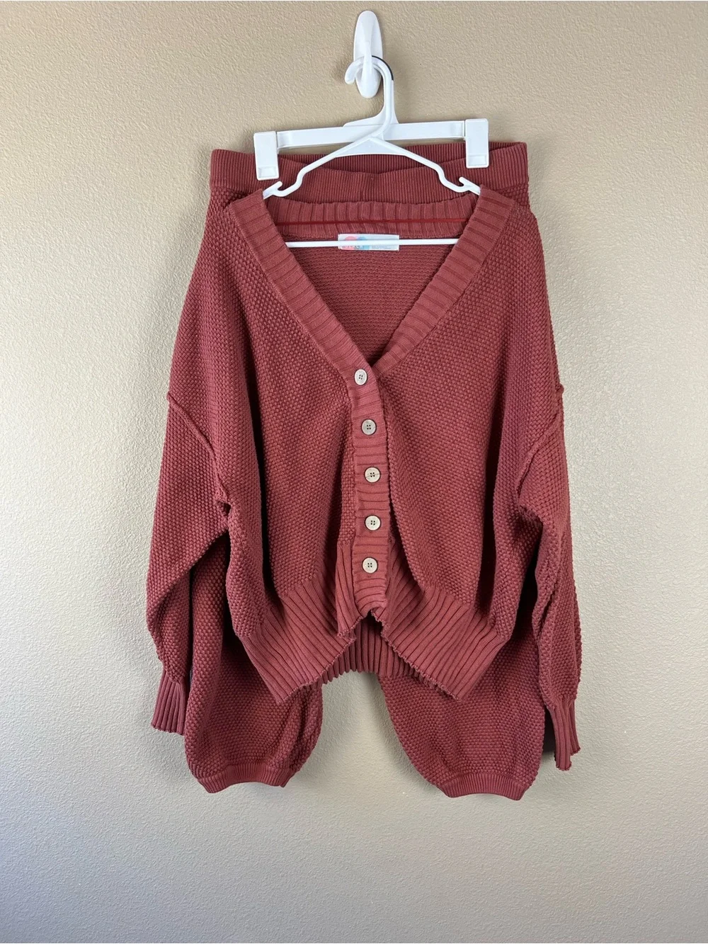 free people beach hailee cardi set in canyon sunset